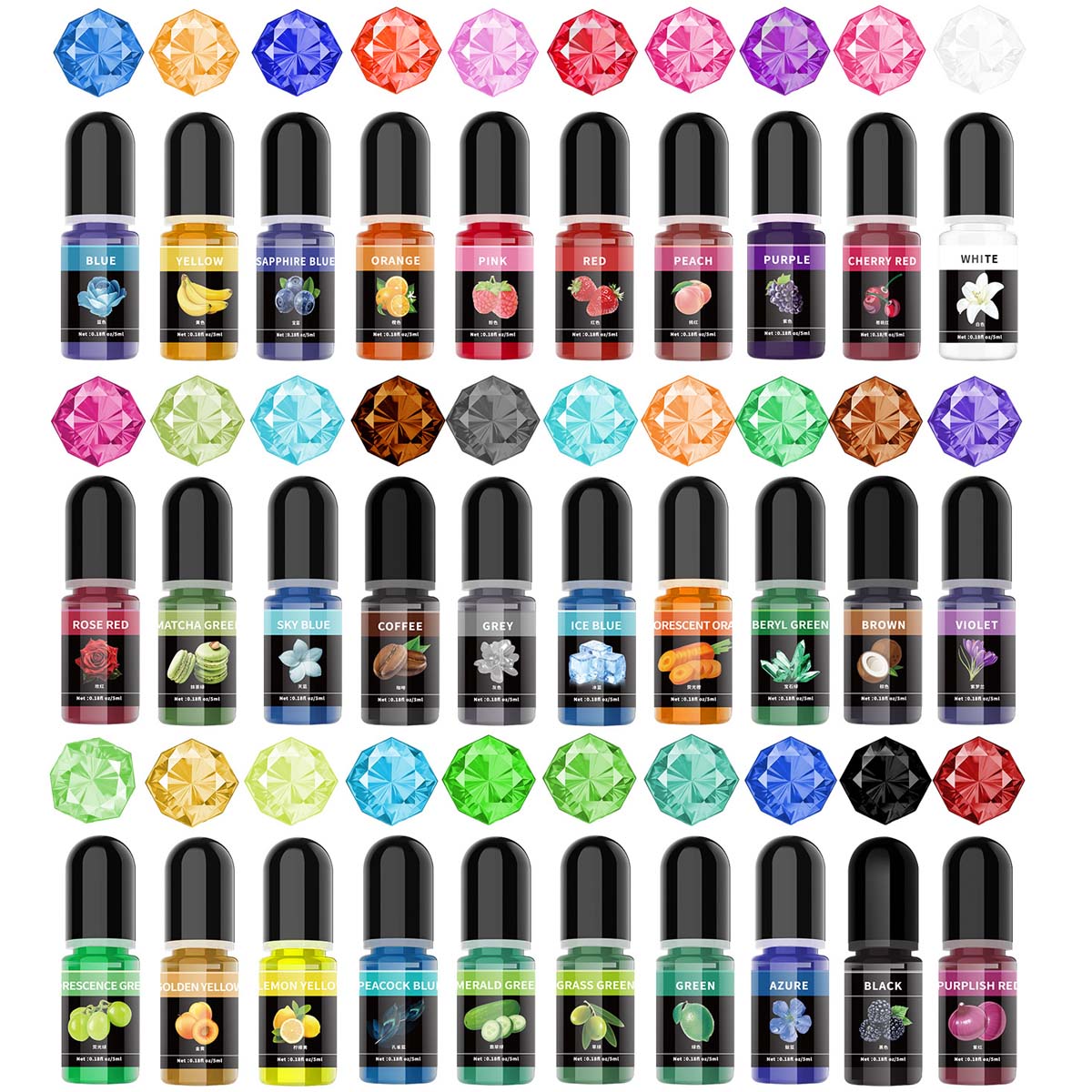 5ml/Bottle Epoxy Resin Pigment - Epoxy Uv Resin Kit 리뷰 및 가격