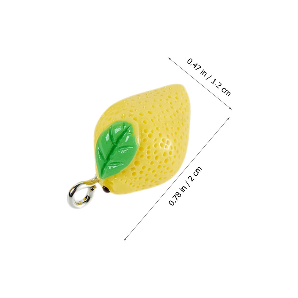 10Pcs Mini Lemon Charms Resin  - Resin Crafts 리뷰 및 가격