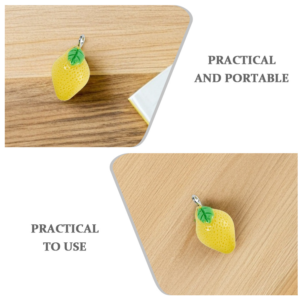 10Pcs Mini Lemon Charms Resin  - Resin Crafts 리뷰 및 가격