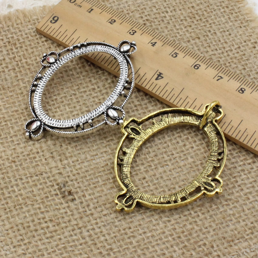 Fit 30x40mm Oval Cabochon Anti - Bezels Set Pendant 리뷰 및 가격