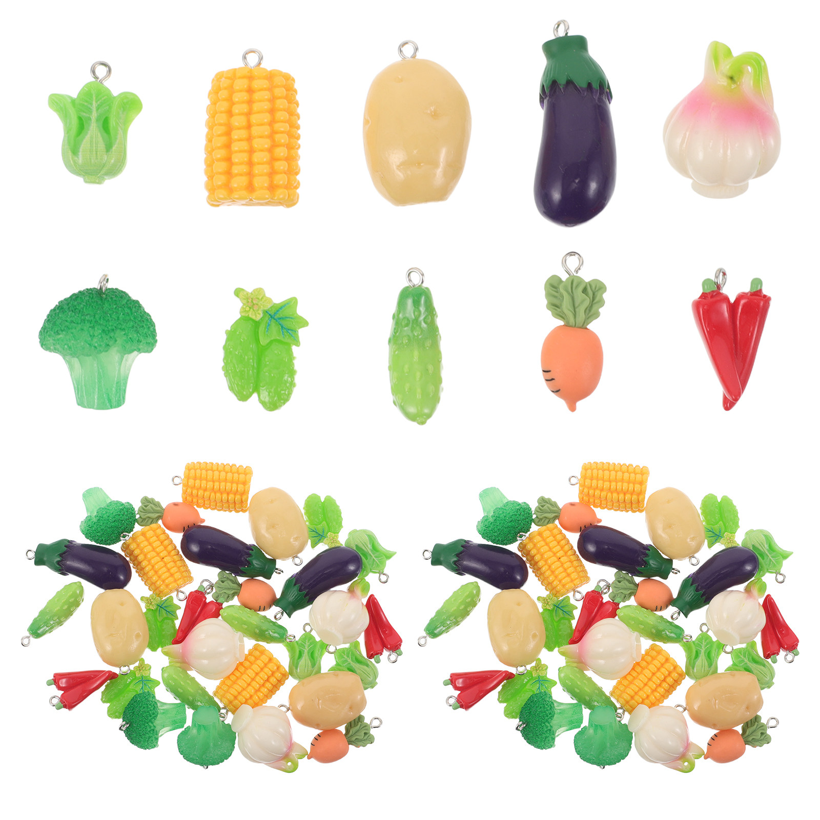 30Pcs Realistic Mini Food Resi - Crafting Resin 리뷰 및 가격