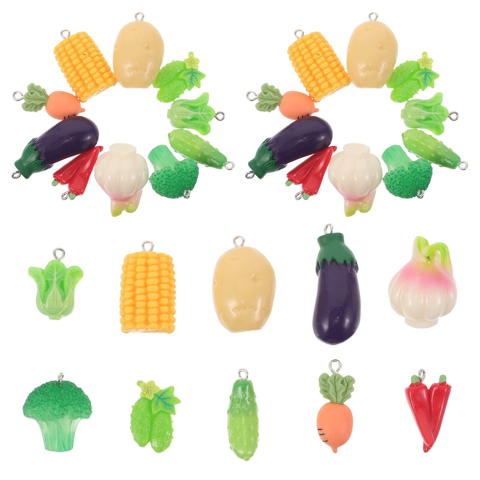 30Pcs Realistic Mini Food Resi - Crafting Resin 리뷰 및 가격