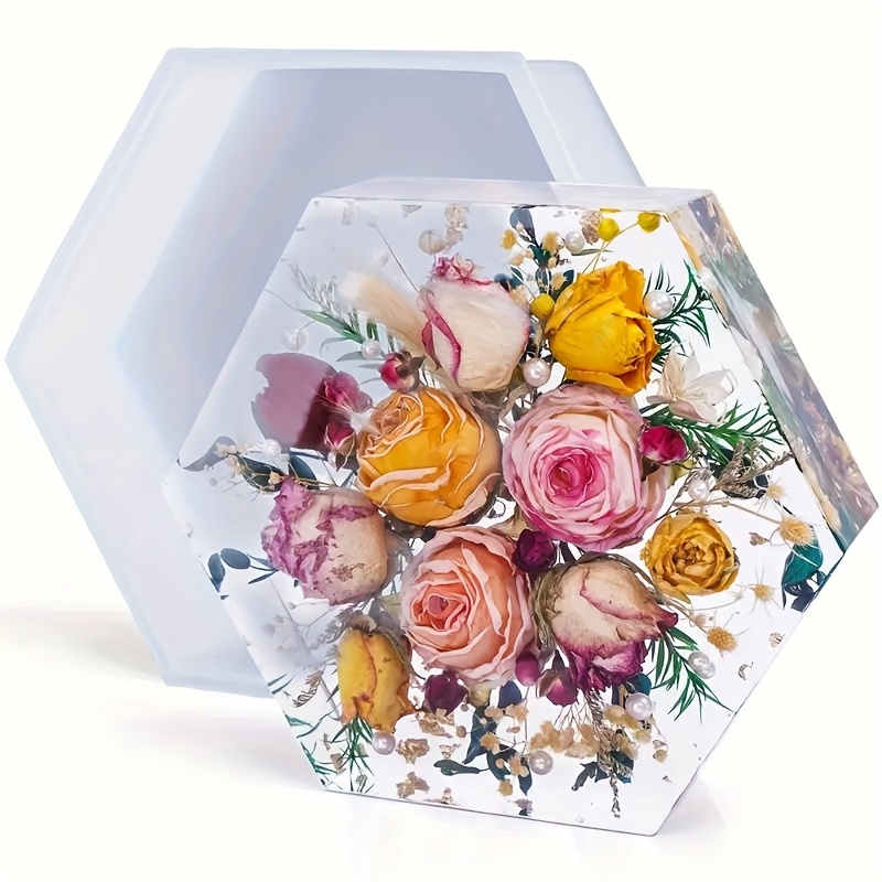 Large Hexagonal Silicone Resin - Flower Preservation Resin 리뷰 및 가격
