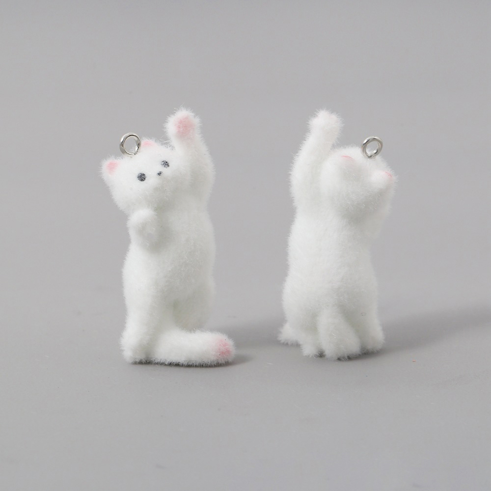 2pcs Flocking Little Cat Resin - Resin Craft Projects 리뷰 및 가격