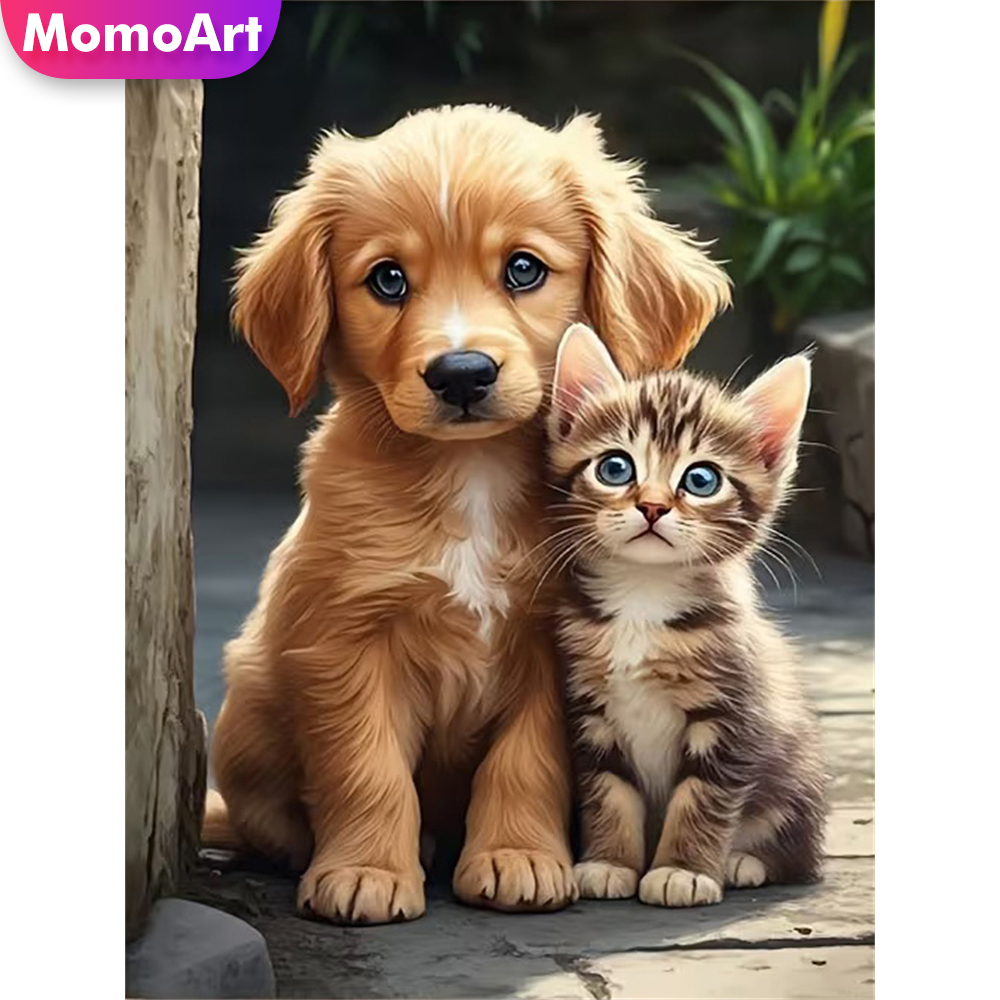 Momoart Diamond Embroidery Dog - Resin Craft For Beginners 리뷰 및 가격