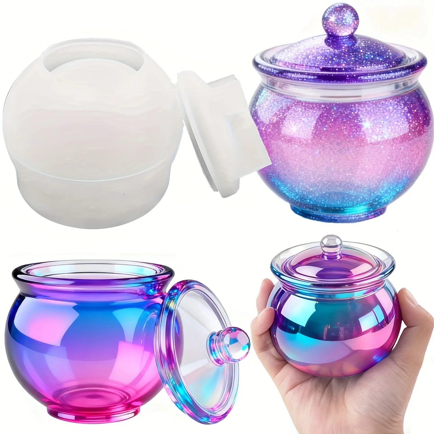 1 set of round resin can molds - Resin Jewelry Kit 리뷰 및 가격