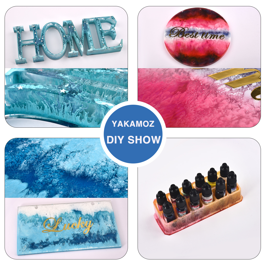 1 Set Resin Pigment Kit Art In - Resin Dye Alcohol 리뷰 및 가격