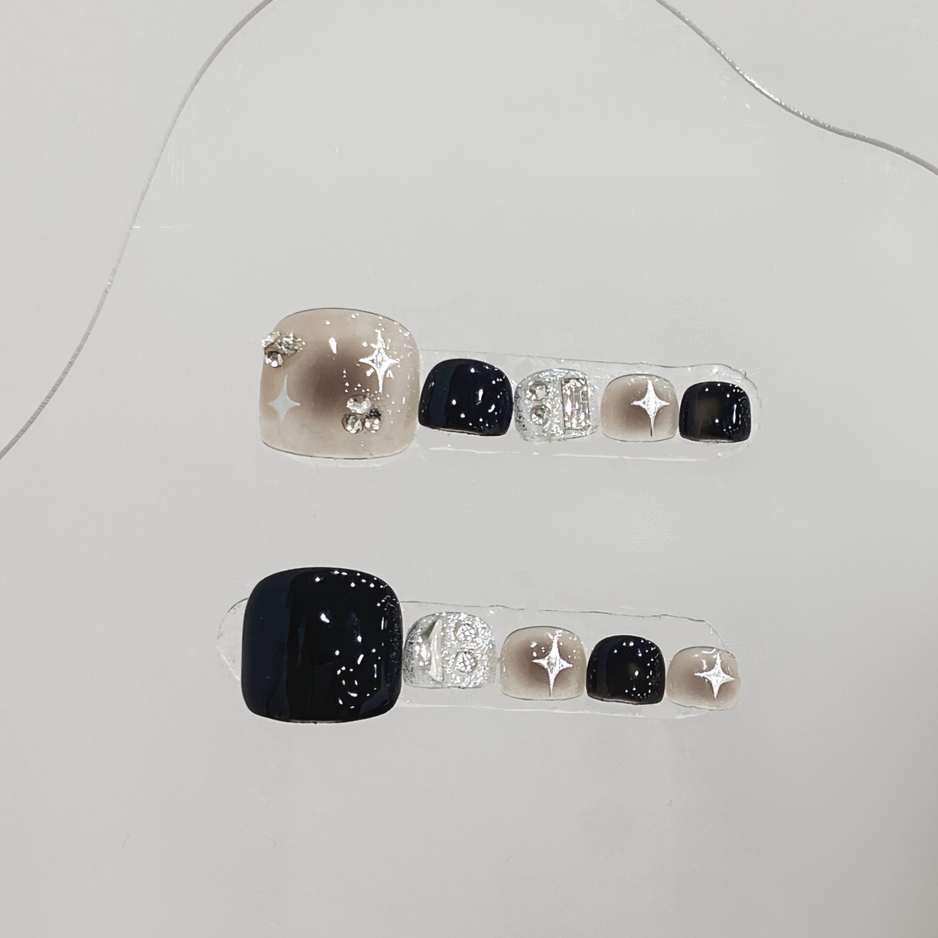 10pcs Glossy Square Fake Toena - Resin Glitter Pack 리뷰 및 가격