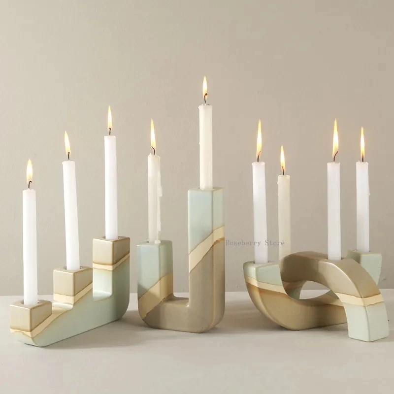 Geometry Candlestick Silicone  - Serving Tray Mold 리뷰 및 가격