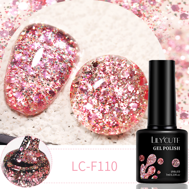 LILYCUTE 7ml 6Pcs/Set Glitter  - Resin Glitter Pack 리뷰 및 가격