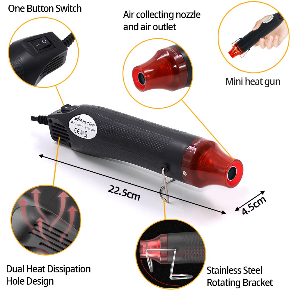300W Hot Air Heat Gun Electric - Heat Gun Small 리뷰 및 가격