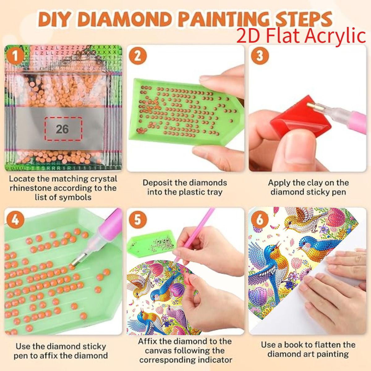2D Flat Acrylic, 5D DIY Diamon - Resin Craft For Beginners 리뷰 및 가격