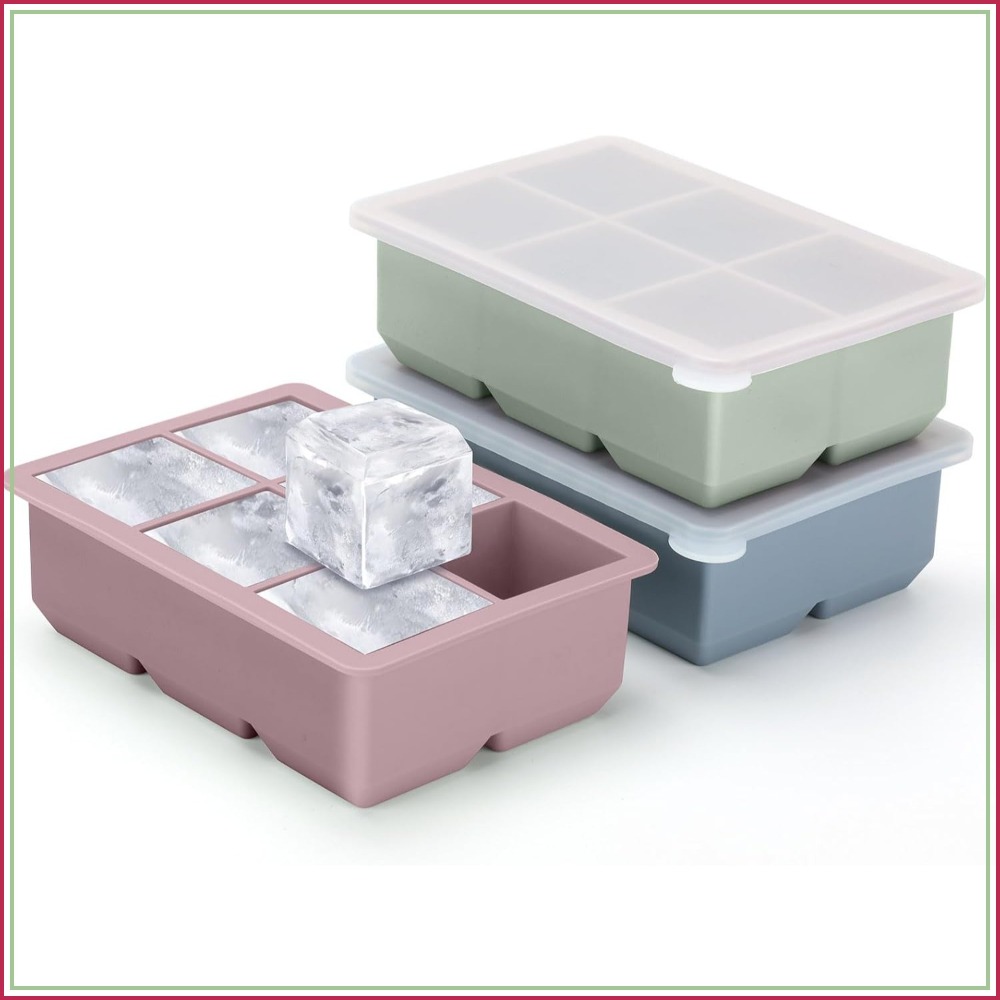 Large Silicone Ice Cube Trays  - Silicone Mold Tray 리뷰 및 가격