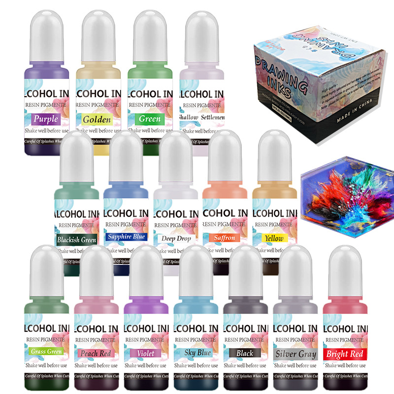 A Set Ink Alcohol Resin Pigmen - Resin Dye Alcohol 리뷰 및 가격